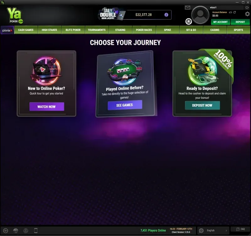 YaPoker poker client — real screenshot 1
